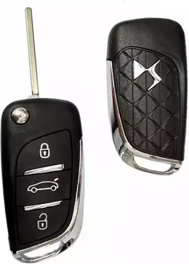 Κέλυφος Κλειδιού Αυτοκινήτου Citroen Ds 3 Κουμπιά Λάμα Va2