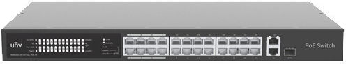 Uniview NSW2020-24T1GT1GC-POE-IN Unmanaged PoE+ Switch με 24 Θύρες Gigabit (1Gbps) Ethernet και 1 SFP Θύρα