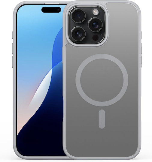 Dux Ducis Umschlag Rückseite Silikon / Kunststoff Gray (iPhone 17 Pro / iPhone 16 Pro)