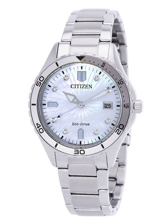 Citizen Marine Women's Watch with Silver Metal ...