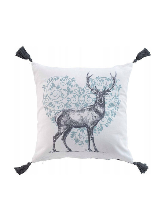 Douceur d'Intérieur Sofa Cushion 100% Cotton Multicolour 40x40cm
