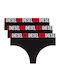 Γυναικεία String 3Pack Black