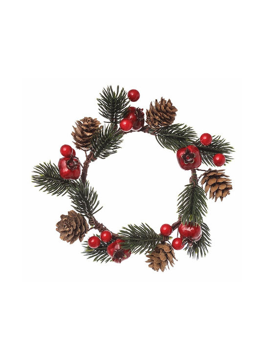 Christmas Decorative Candle Wreath 14cm
