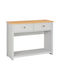 Wooden Console Table Grey L97xW35xH76cm