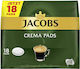 Jacobs Espresso Crema Capsules Compatible with Senseo Pads 18caps