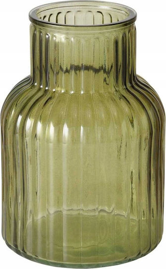 Boltze Vase Glas Grün Y20cm