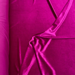 Ύφασμα για Ρούχα Βελουτέ Magenta