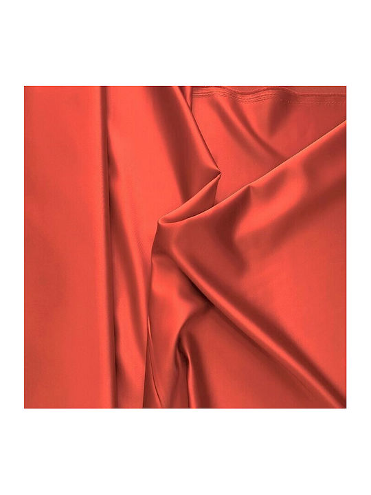 Clothing Fabric Satin Coral Red