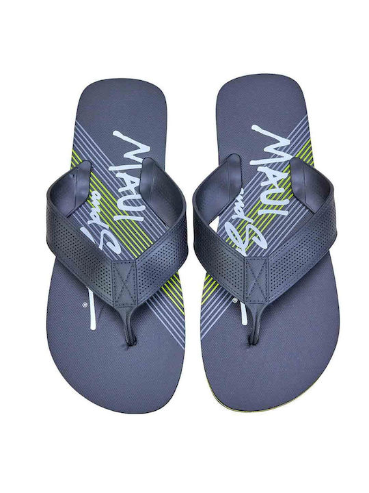 Maui & Sons Polav Ανδρικά Flip Flops Μαύρα