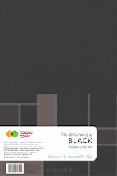 Happy Color Filz Schwarz 10 Blätter 20x30cm