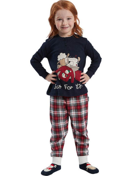 Happy People Kids' Pajamas Winter Blue -1000