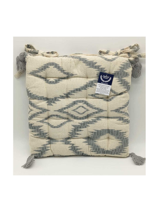 Natural Home Μαξιλάρι Καρέκλας Κήπου Πολύχρωμο 40x40εκ.