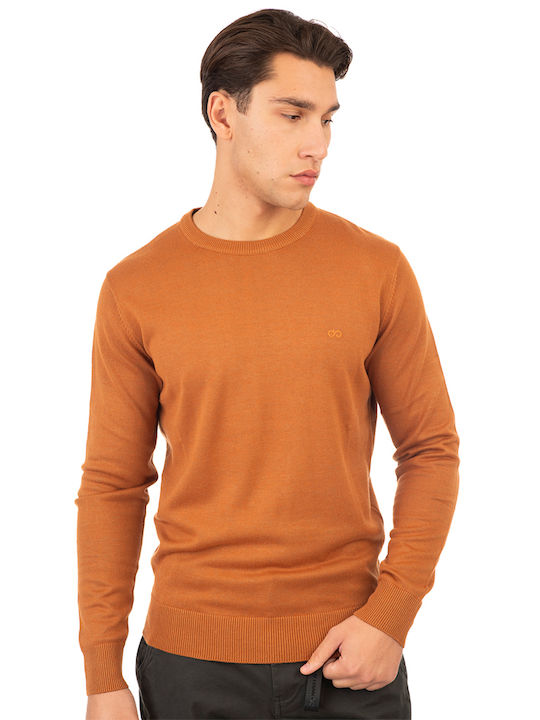 Double Langarm Pullover Camel