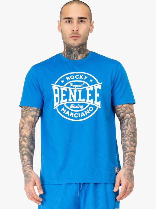 Athletic T-shirt Blue/white