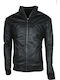 Faux Leather Jacket Black
