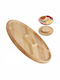 Kadax Wooden Serving Platter Rotating