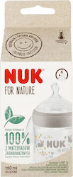 Nuk Nature Sense Γυάλινο με Θηλή Σιλικόνης για 3+ μηνών 150ml
