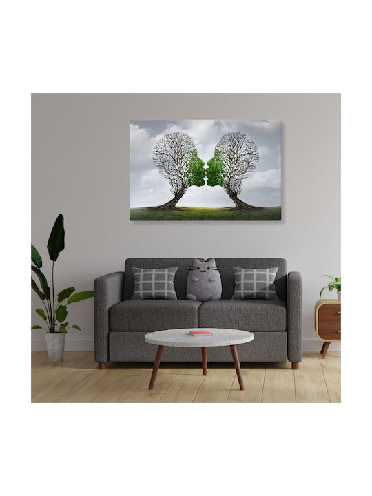 Megapap Trees Growing With Love Gemälde auf Leinwand 100x70cm