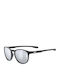 Uvex Men's Sunglasses with Black Plastic Frame and Silver Mirror Lens S5330792216