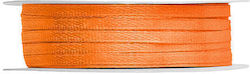 PartyDeco Satin,σατεν Band Monochrom Orange mit...