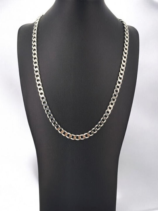 Silver Chain Neck Length 60cm