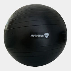 MotivationPro Μπάλα Pilates 65cm σε Μαύρο Χρώμα MotivationPro Μπάλα Pilates 65cm σε Μαύρο Χρώμα