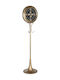 Home Esprit Metallic Coat Rack Gold 45x40x178cm