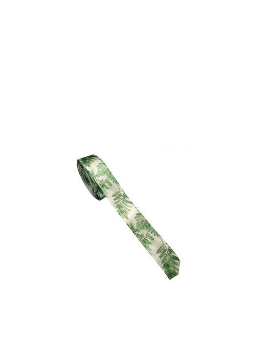 Satin Christmas Ribbon Green-White 17mm 5 meters