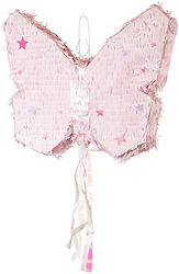 Butterfly Piñata Pink Stars