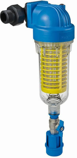 Atlas Filtri Hydra DS-RAH 90μm Water Filtration System Single Central Supply Micron 3/4'' with Replacement Filter 256690