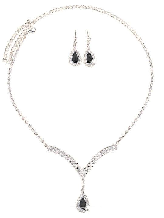 Callajewels Set with Necklace & Earrings