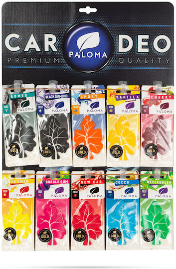 Paloma Gold Car Air Freshener Set 90 Pcs