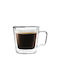 Vialli Design Set Tassen Espresso Glas Weiß 80ml 2Stück 5901638726407