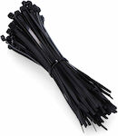 Fischer Pack of 100pcs Black Plastic Cable Ties