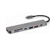 Platinet USB-C Докинг станция с HDMI 4K PD Етърнет Сив (45985)