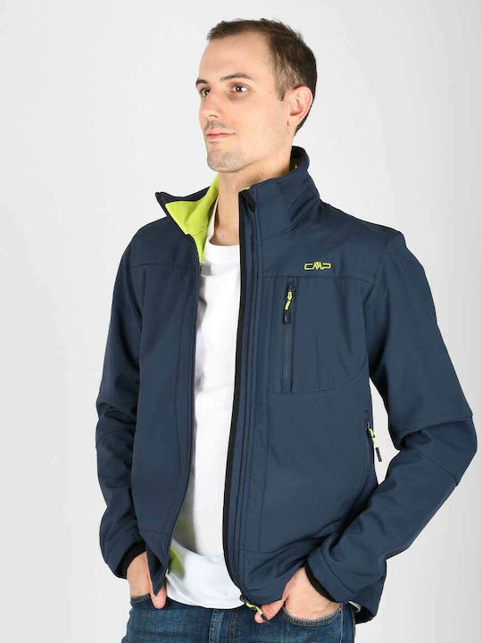 CMP Winter Jacket Navy/lime