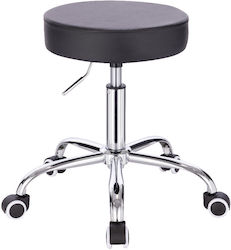 Salon Stools Wheeled Stool Black