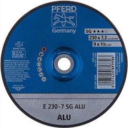 Τροχος Λειανσεως Αλουμινιου Φ230x7,2mm Pferd 62223700
