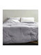 Cannon Bettdecke Großes Doppelbett 220x240cm Light Gray 270 GSMGsm