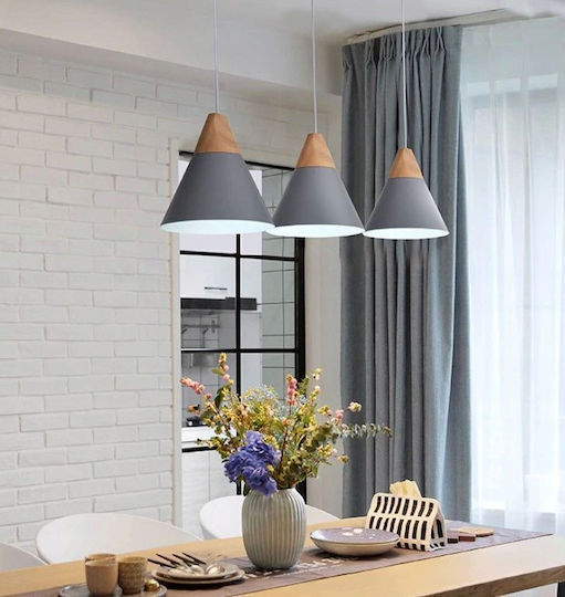 Toolight Hängelampe Weiß mit Fassung E27