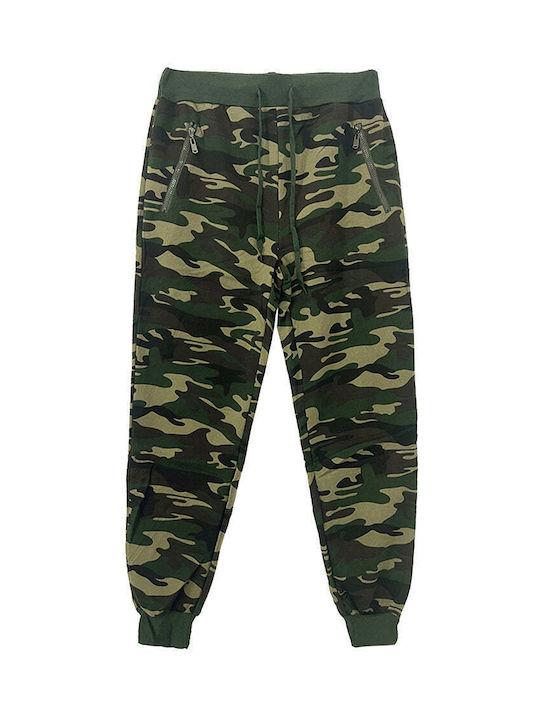 Sweatpants with Elastic Haki