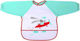 Babyono Waterproof Coverall Fabric with Hoop & Loop Fastener, Pocket & Sleeves Turquoise for 24 m+