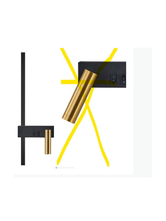 Toolight Modern Lamp Wall Black
