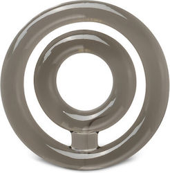 Dual Cock Balls Ring Clear