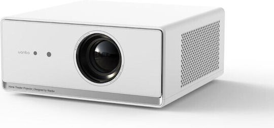 Wanbo X5 Air Projektor LCD Full HD LED-Lampe mit Wi-Fi und Eingebauten Lautsprechern Weiß