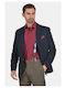 Men's Suit Jacket Regular Fit Navy Blue