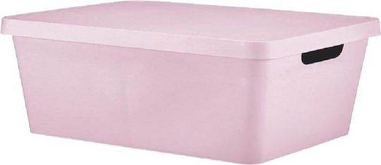 TnS Plastic Cutie de Depozitare cu Capac Alb 36x27x22cm 1buc