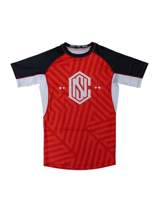 Chosen Short Sleeve Shirt CHRS139 for Jiu-Jitsu Red
