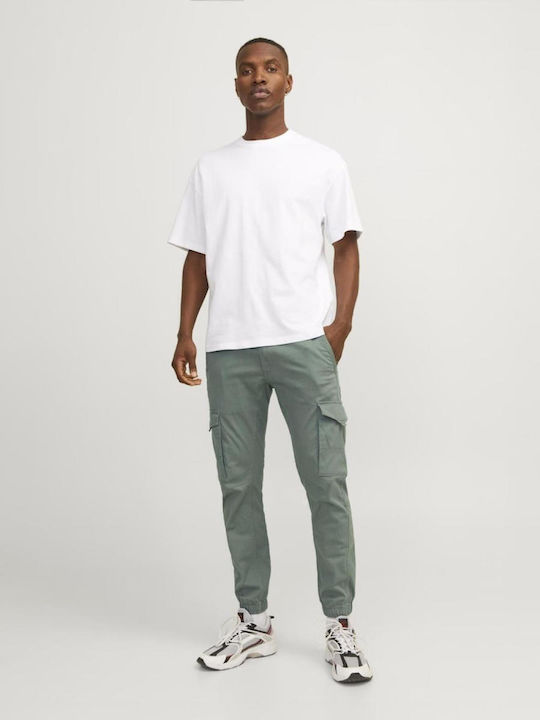 Jack & Jones Herren-Cargohose Elastisch Slim Fi...