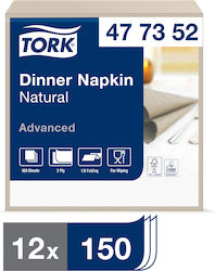 2-ply Napkin 1/8 Beige 39x39cm Luxury 12x150pcs Tork Natural 477352 2-ply Napkin 1/8 Beige 39x39cm Luxury 12x150pcs Tork Natural 477352